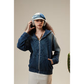 Unisex Jacket Hooded Cardigan Loose Jacket Men and Women Spring and Autumn Coat